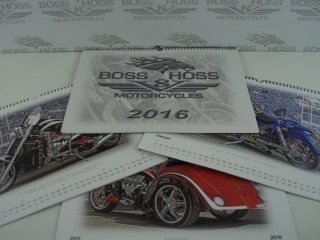 Kalender - Calendar  Boss Hoss 2016